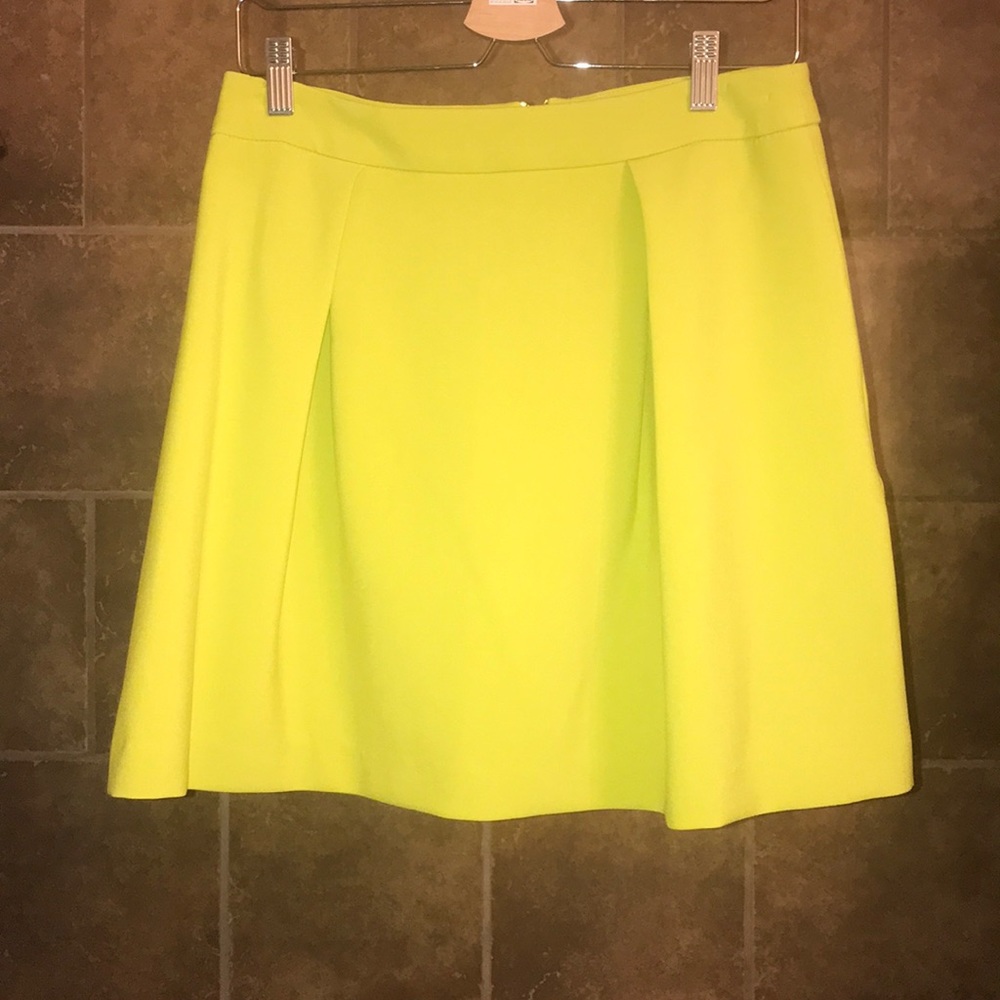 Chartreuse Mini Skirt